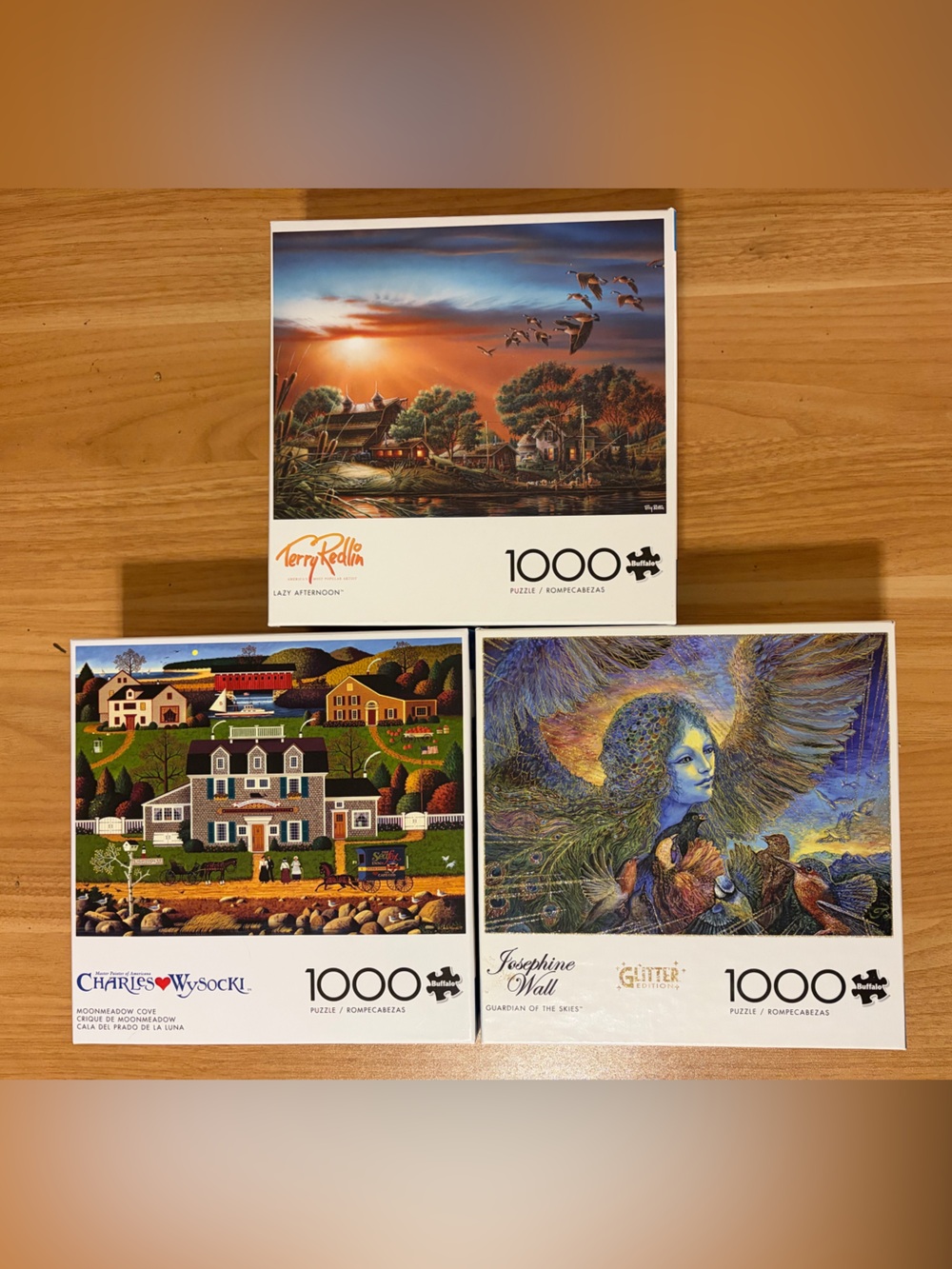 3 1000 piece puzzles